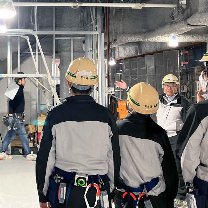 気軽な雰囲気で建設業界を体験。