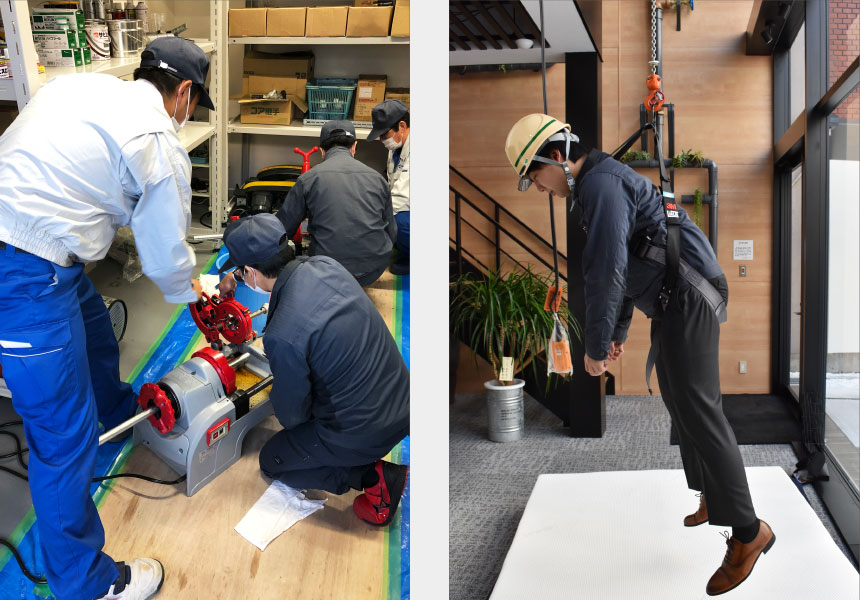 各種実体験研修風景