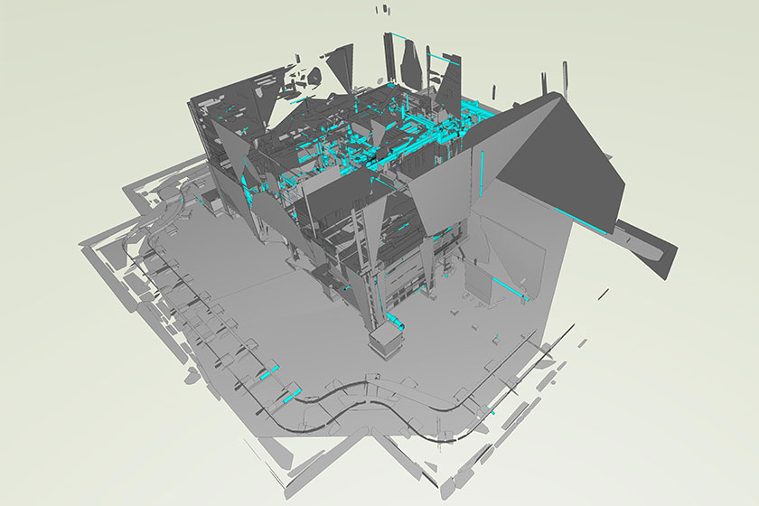 点群データ→3次元図形に変換