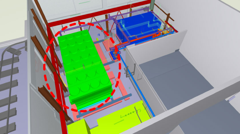 STEP3：モジュールチラー搬入据付