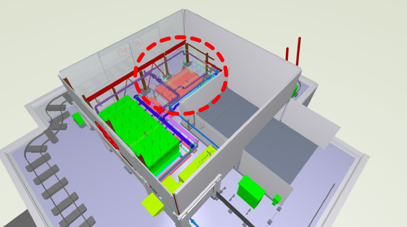 STEP6：吸収式冷温水機撤去